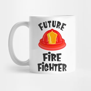 Little Firefighter Kids Fire Brigade Boys Mug